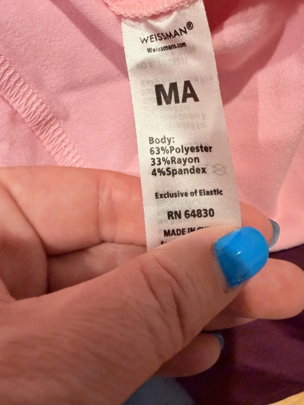 Weissman Light Pink Sleeveless Blazer Vest